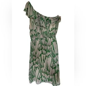 Adorable one shoulder green dress - perfect for summer
